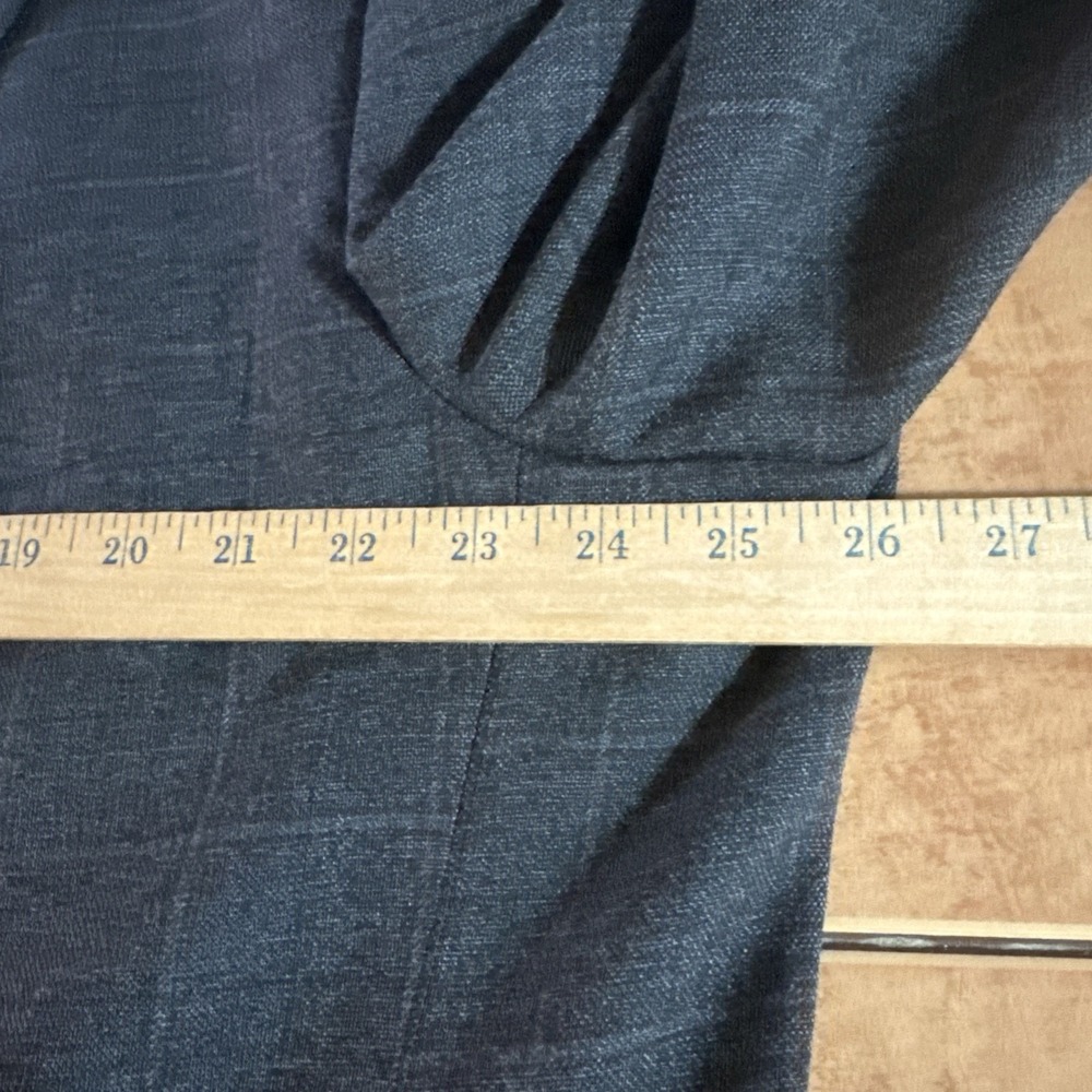 Pronto Uomo Platinum Sz 50R Gray Windowpane Plaid Wool Blazer Jacket Sport Coat‎ - Picture 12 of 12